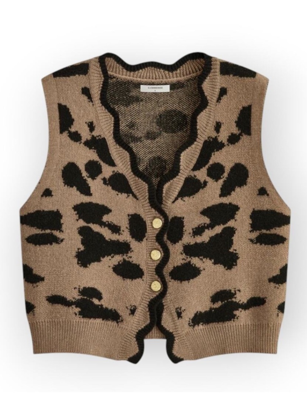 NWT Commense Leopard Print Cardigan